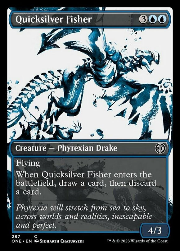 Quicksilver Fisher - Showcase - Phyrexia: All Will Be One - English - NM - MTG