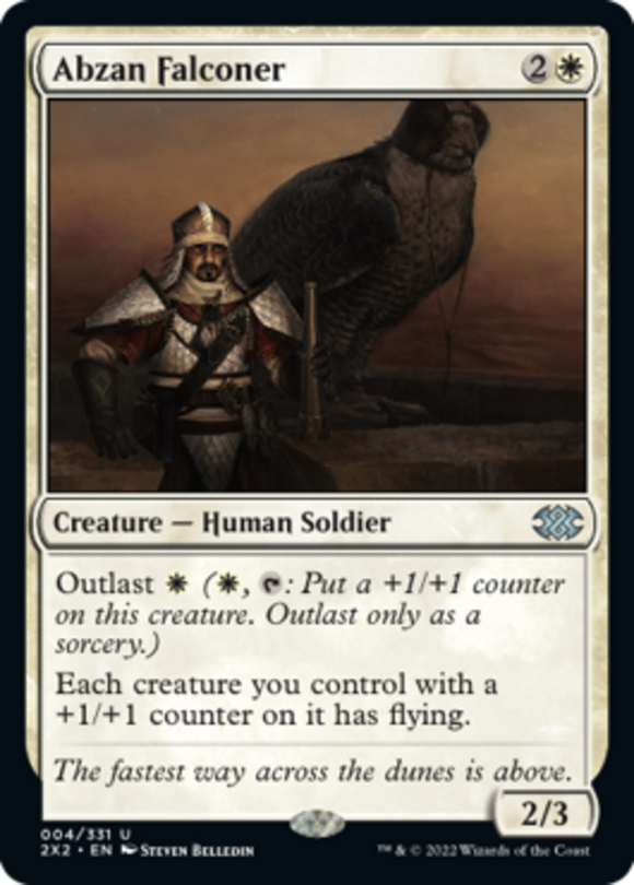 Abzan Falconer - Double Masters 2022 - English - NM - MTG
