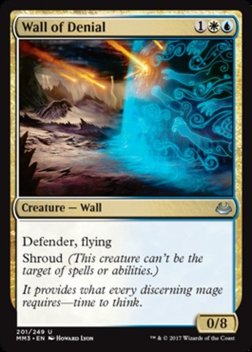 Wall of Denial - Modern Masters 2017 - English - NM - MTG