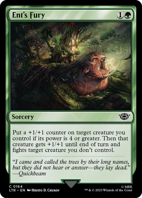 Ent's Fury - Lord of the Rings - English - NM - MTG