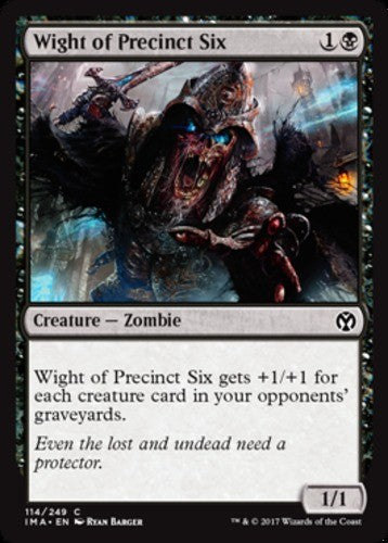 Wight of Precinct Six - Iconic Masters - English - NM - MTG