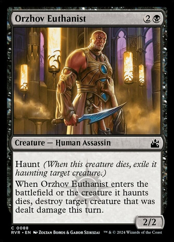Orzhov Euthanist - Ravnica Remastered - English - NM - MTG