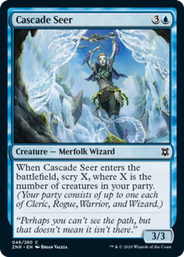 Cascade Seer - Zendikar Rising - English - NM - MTG
