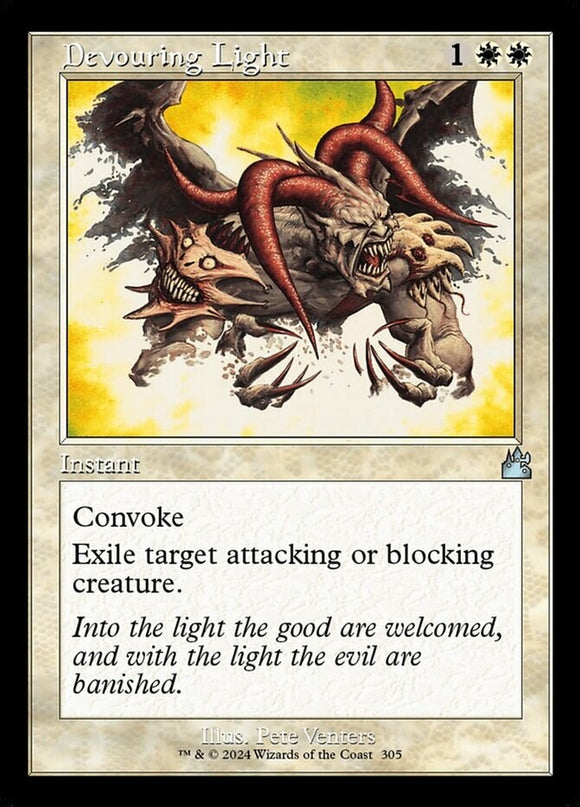 Devouring Light - Retro Frame - Ravnica Remastered - English - NM - MTG