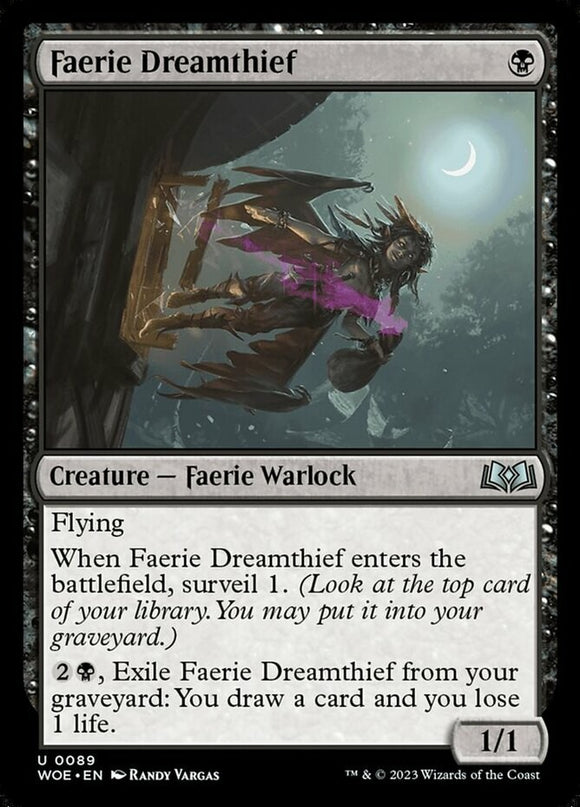 Faerie Dreamthief - Wilds of Eldraine - English - NM - MTG