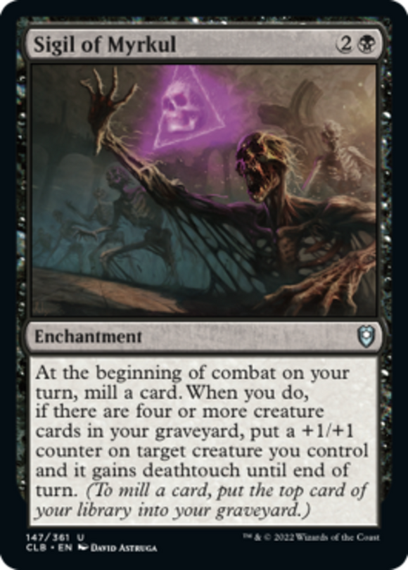 Sigil of Myrkul - Battle for Baldur's Gate - English - NM - MTG