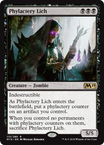 Phylactery Lich - Core Set 2019 (M19) - English - NM - MTG
