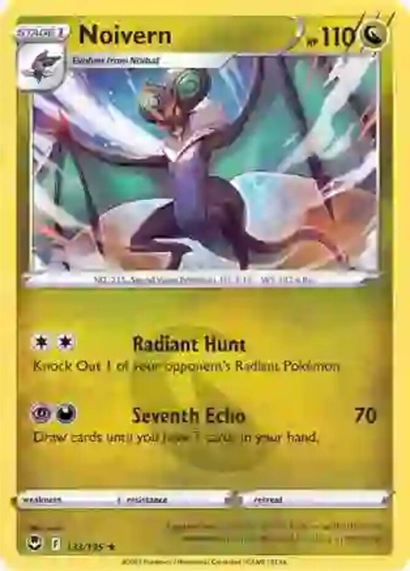 Noivern - 133/195 - Rare - Sword & Shield - Silver Tempest NM - Pokemon TCG