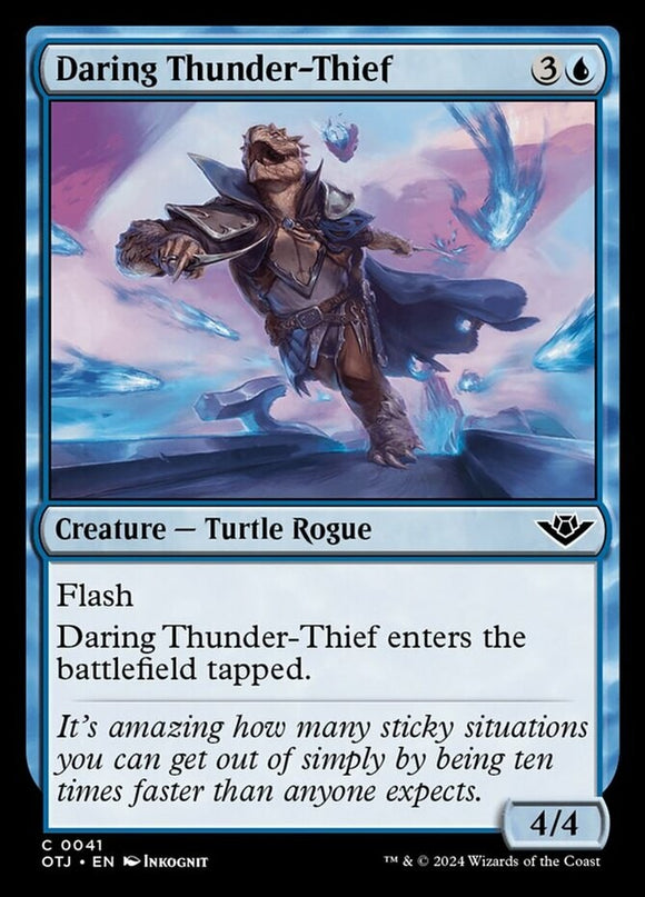 Daring Thunder-Thief - Outlaws of Thunder Junction - English - NM - MTG