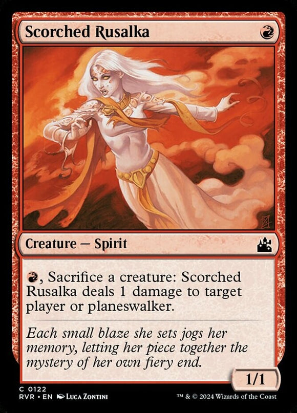 Scorched Rusalka - Ravnica Remastered - English - NM - MTG