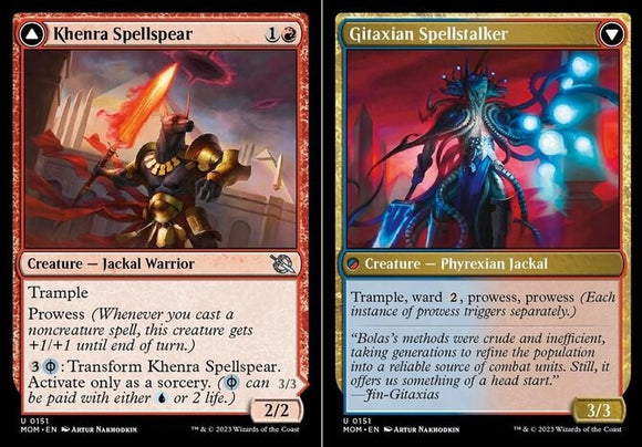 Khenra Spellspear // Gitaxian Spellstalker - March of the Machines - English - N