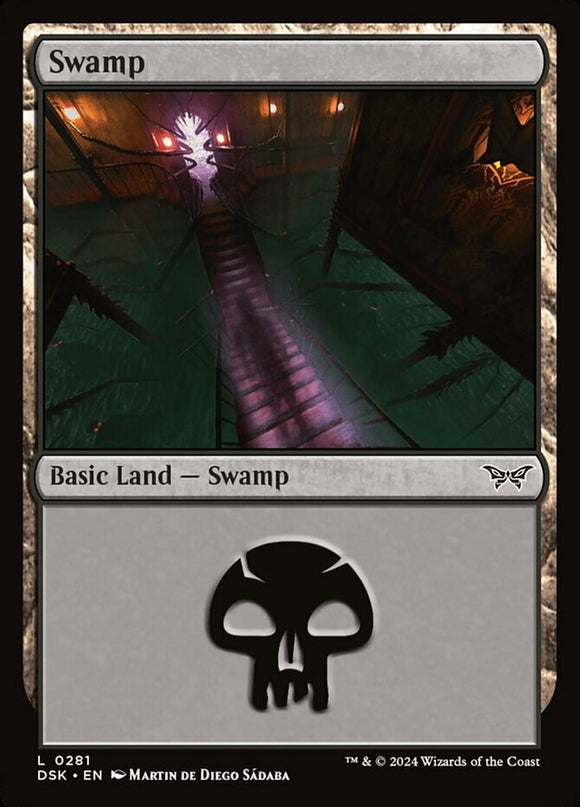 Swamp (0281) - Duskmourn: House of Horror - English - NM - MTG