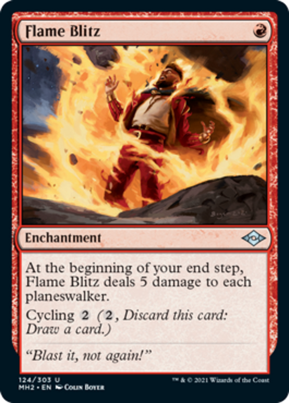 Flame Blitz - Modern Horizons 2 - English - NM - MTG