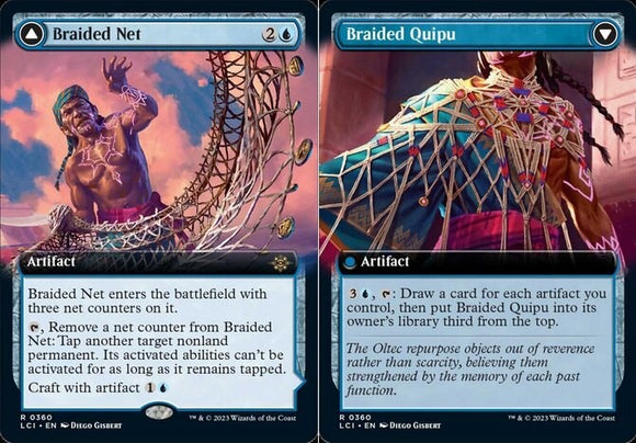 Braided Net // Braided Quipu - Extended Art - Lost Caverns of Ixalan - English -