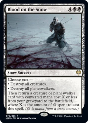 Blood on the Snow - Kaldheim - English - NM - MTG
