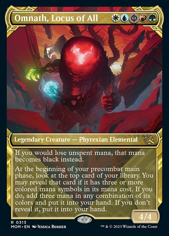 Omnath, Locus of All - Showcase - March of the Machines - English - NM - MTG