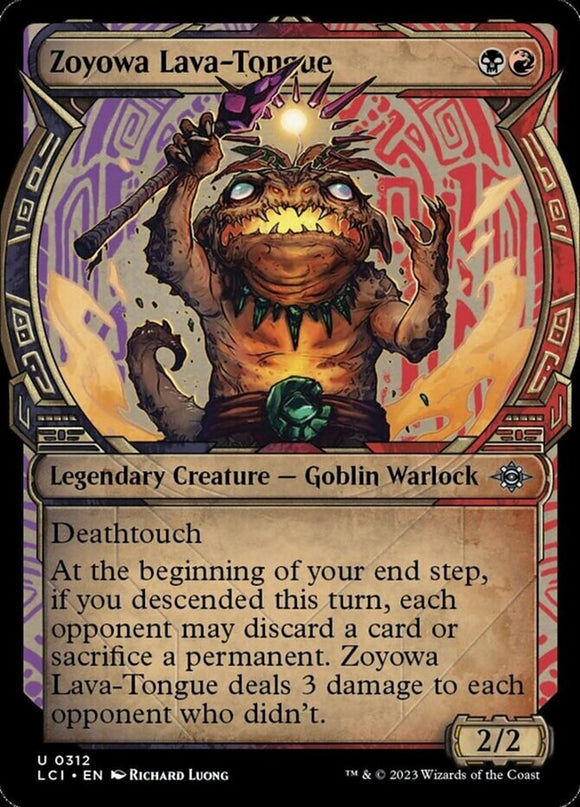 Zoyowa Lava-Tongue - Showcase - Lost Caverns of Ixalan - English - NM - MTG