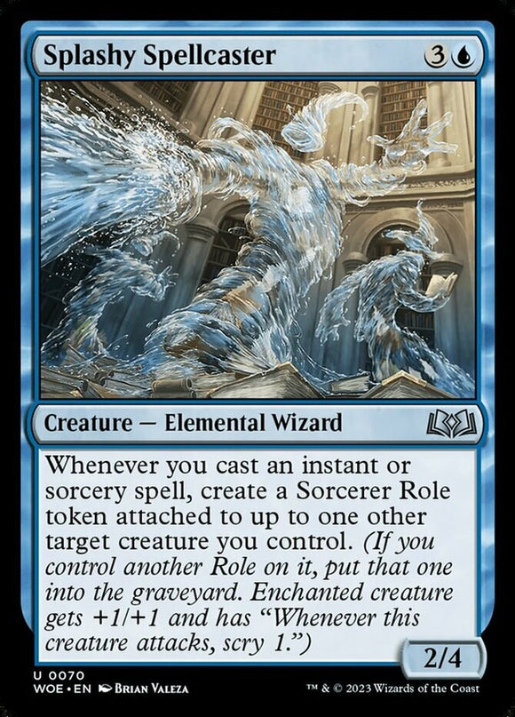 Splashy Spellcaster - Wilds of Eldraine - English - NM - MTG