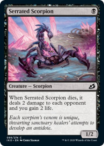 Serrated Scorpion - Ikoria: Lair of Behemoths - English - NM - MTG