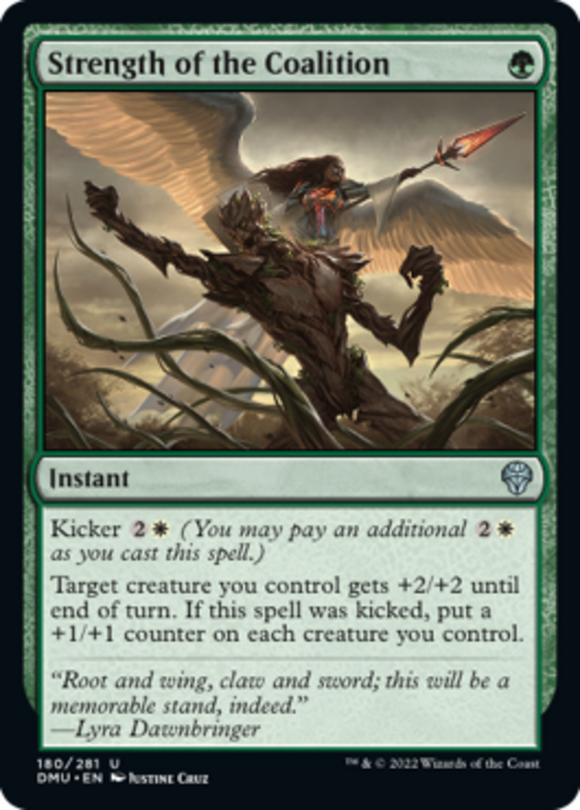 Strength of the Coalition - Dominaria United - English - NM - MTG