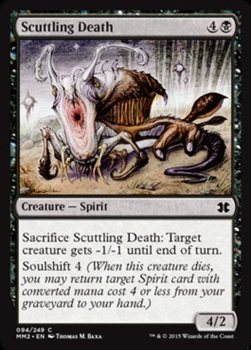 Scuttling Death - Modern Masters 2015 - English - NM - MTG