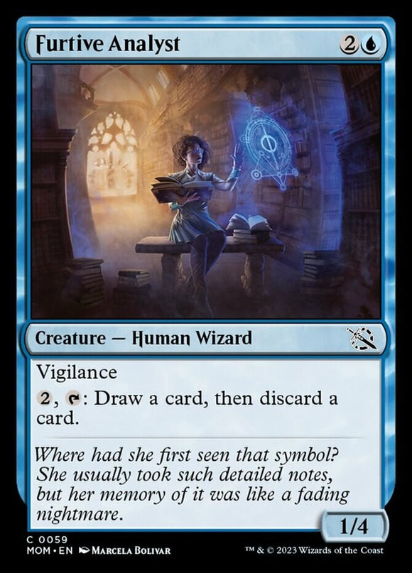 Furtive Analyst - March of the Machines - English - NM - MTG