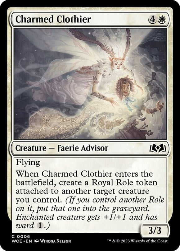 Charmed Clothier - Wilds of Eldraine - English - NM - MTG