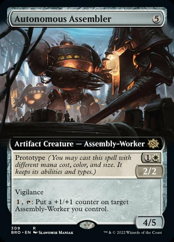 Autonomous Assembler - Extended Art - The Brothers' War - English - NM - MTG