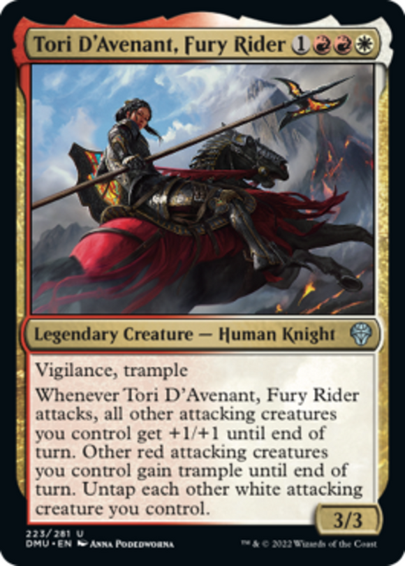 Tori D'Avenant, Fury Rider - Dominaria United - English - NM - MTG