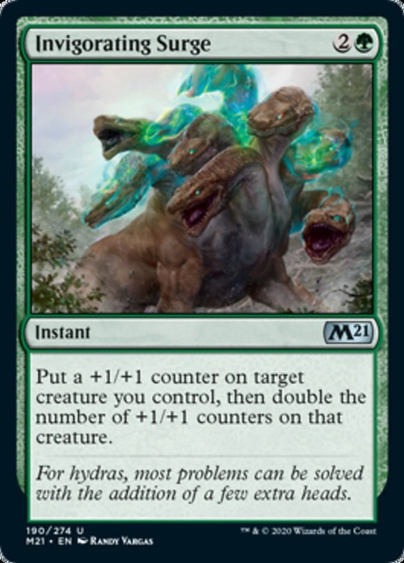Invigorating Surge - Core Set 2021 (M21) - English - NM - MTG