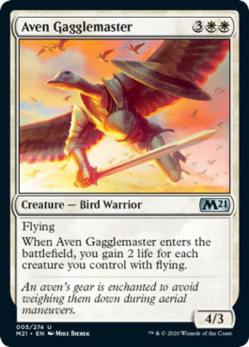 Aven Gagglemaster - Core Set 2021 (M21) - English - NM - MTG