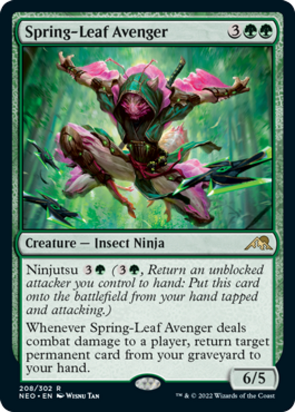 Spring-Leaf Avenger - Kamigawa: Neon Dynasty - English - NM - MTG