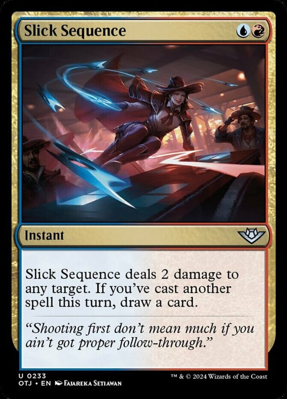 Slick Sequence - Outlaws of Thunder Junction - English - NM - MTG