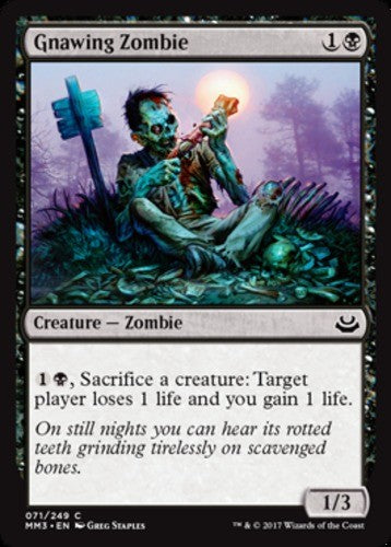 Gnawing Zombie - Modern Masters 2017 - English - NM - MTG