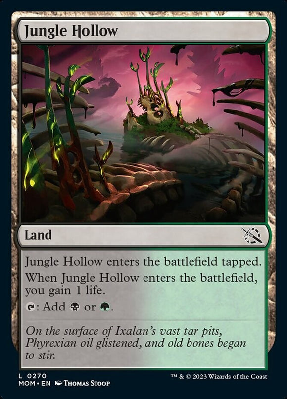 Jungle Hollow - March of the Machines - English - NM - MTG