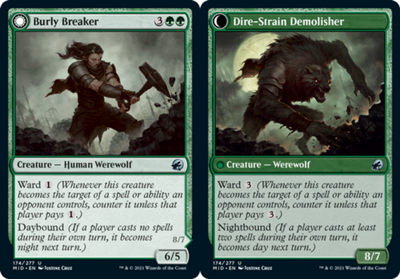 Burly Breaker // Dire-Strain Demolisher - Innistrad: Midnight Hunt - English - N