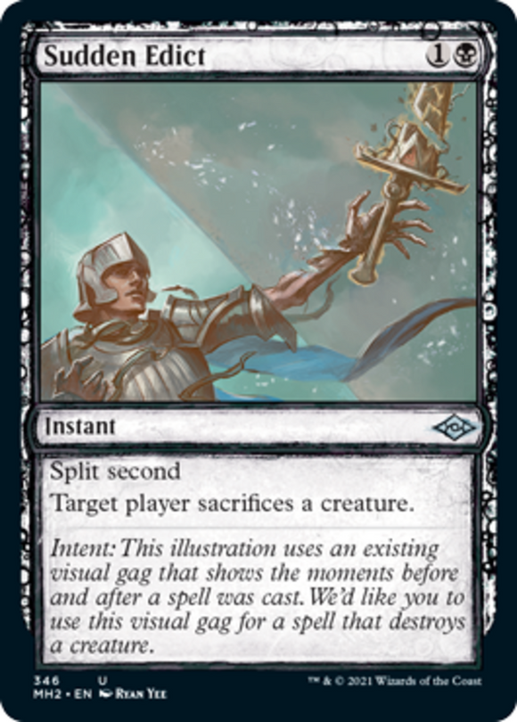 Sudden Edict - Showcase - Modern Horizons 2 - English - NM - MTG