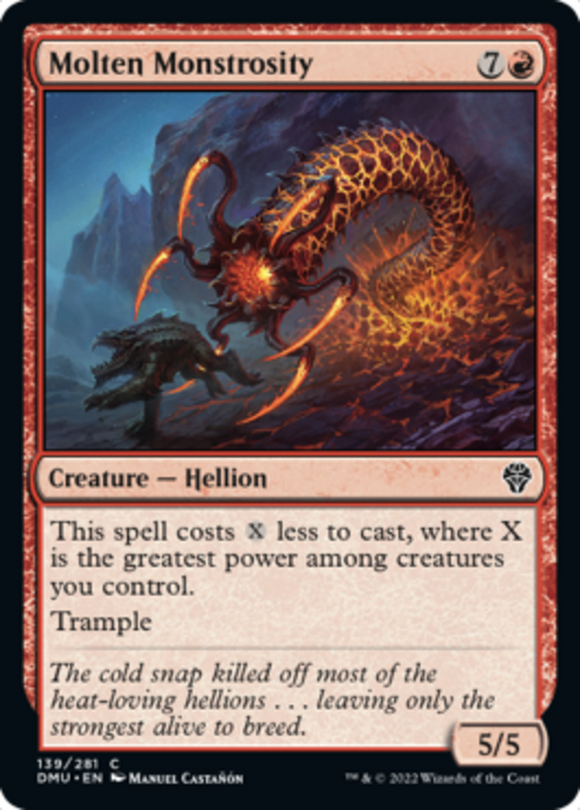 Molten Monstrosity - Dominaria United - English - NM - MTG