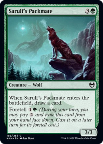 Sarulf's Packmate - Kaldheim - English - NM - MTG