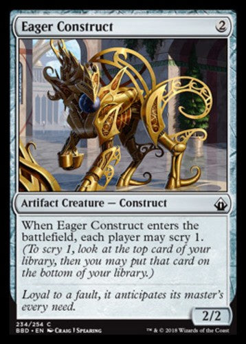 Eager Construct - Battlebond - English - NM - MTG
