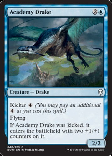 Academy Drake - Dominaria - English - NM - MTG