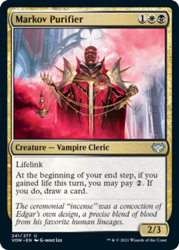 Markov Purifier - Innistrad: Crimson Vow - English - NM - MTG