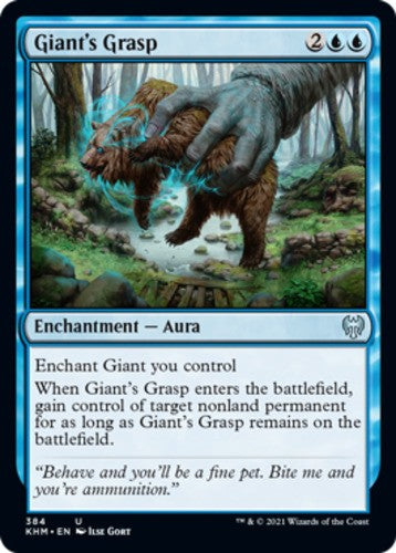 Giant's Grasp - Kaldheim - English - NM - MTG
