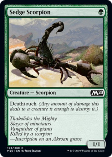Sedge Scorpion - Core Set 2020 (M20) - English - NM - MTG