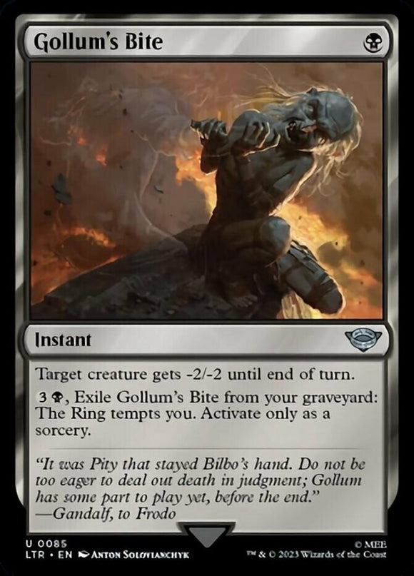 Gollum's Bite - Lord of the Rings - English - NM - MTG
