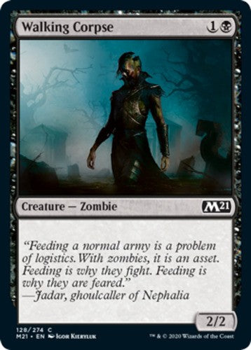Walking Corpse - Core Set 2021 (M21) - English - NM - MTG