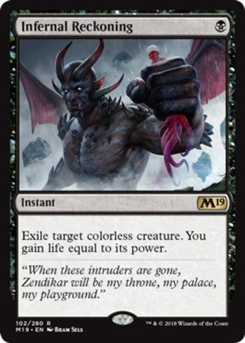 Infernal Reckoning - Core Set 2019 (M19) - English - NM - MTG