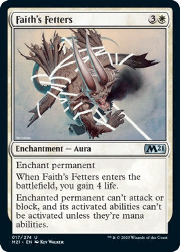 Faith's Fetters - Core Set 2021 (M21) - English - NM - MTG