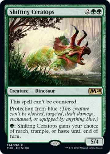 Shifting Ceratops - Core Set 2020 (M20) - English - NM - MTG