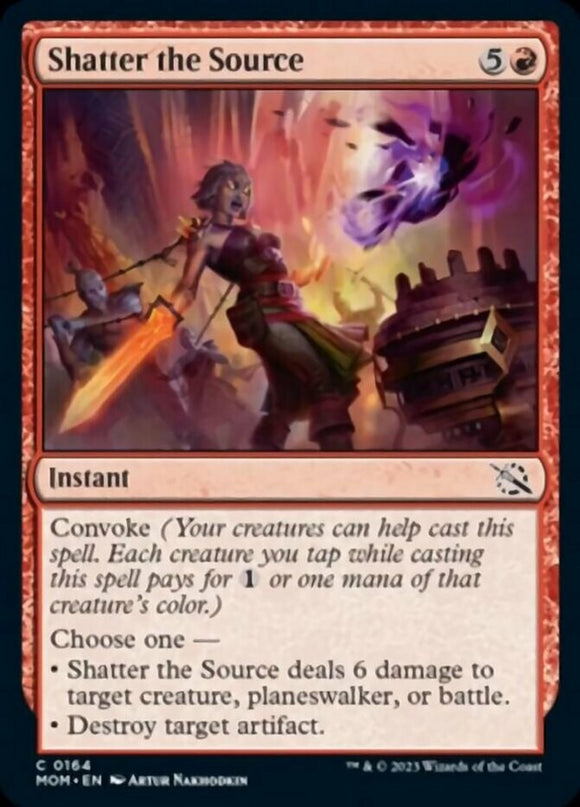 Shatter the Source - March of the Machines - English - NM - MTG